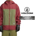 2025-26 VOLCOM ARTHUR 3L JACKET Burnt Red ボルコム スノーボード ウェア ジャケット メンズ 25-26 日本正規品