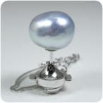 バロックパールタイピン白蝶真珠タイ...