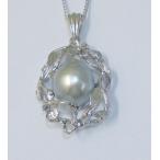 ショッピング真珠 真珠ネックレス　パールペンダント　アコヤ真珠（無調色）　9.0-10.0mm/sp884na