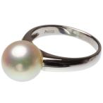 アコヤ真珠 パールリング 約10.0mm プラチナ pt900 大粒 あこや真珠 結婚式 冠婚葬祭 成人式 卒業 入園 入学式 母の日 プレゼント