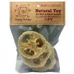 [ местного производства нет . белый ]P2 Natural Toy губчатая тыква 3 листов входит Saga префектура производство природа материалы 100% длиннохвостый попугай попугай птица рука игрушка игрушка cut ломтик 