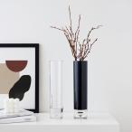 フラワーベース 花瓶 クリアブラック 透明ポリカーボネート プラスチック割れにくい 軽量 おしゃれ シンプル 北欧モダン インテリア