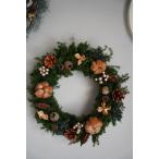 フレンチナチュラルなクリスマスリース（プリザーブドの杉）送料無料