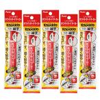 ぺんてる ホワイトボードマーカー ノックル 細字 赤 5本 XMWLS-B