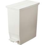 SOLOW ペダルオープンツイン35L(RSD-77WH/ホワイト)ペダル式 ごみ箱 ゴミ箱 ダストボックス 抗菌 防汚 背面キャスター付 パッキン付 日本製