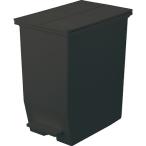 SOLOW ペダルオープンツイン45L(RSD-78BK/ブラック)ペダル式 ごみ箱 ゴミ箱 ダストボックス 抗菌 防汚 背面キャスター付 パッキン付 日本製