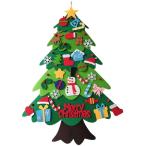 クリスマスツリー フェル クリスマスツリー フェルト DIY フエルトクリスマスツリー 壁掛けクリスマスツリー クリスマスオーナメント 壁掛け クリス
