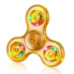 MEKBFGハンドスピナー 光る 子供用 スピナーLED光る プ感覚おもちゃ 大人ストレス解消 ハンドスピナー 自閉症 赤ちゃん ボール暗闇で光るおもちゃ