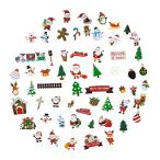 Lanito ケーキトッパー カップケーキトッパー クリスマス ケーキトッパー かわいい ケーキデコレーション ケーキピック 60本 60種デザイン パーティ