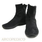 アルコペディコ ブーツ L8 ショートブーツ ブラック 黒 ARCOPEDICO エリオさんの靴