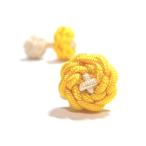 BUTTON CUFFKNOTS( резина запонки узел запонки )|kalasi цвет × шампанское 