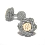  цветок узел резина запонки (Knot Cuff Links кафф links Raver запонки запонки кнопка ) жемчуг серый × шампанское 