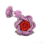  цветок узел резина запонки (Knot Cuff Links кафф links Raver запонки запонки кнопка ) light purple × красный 