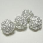  резина запонки (Knot Cuff Links кафф links Raver запонки запонки кнопка ) / белый 