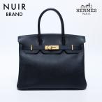 エルメス HERMES ハンドバッグ □J刻印 バーキン 30cm ゴールド金具 ブラック【中古】