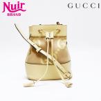 グッチ GUCCI ショルダーバッグ GGキャンバス 巾着型 ジャンボGG エボニー オフィディア イエロー