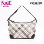 バーバリー BURBERRY ショルダーバッグ ノバチェック柄 レザー ベージュ