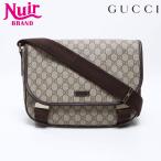 グッチ GUCCI ショルダーバッグ GGキャンバス GGスプリーム メッセンジャーバッグ 斜め掛け ベージュ