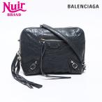 バレンシアガ BALENCIAGA ショルダーバッグ チェーン クラシック レポート ブラック【中古】