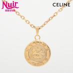 セリーヌ CELINE ネックレス コイン ゴールド