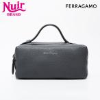 ショッピングフェラガモ サルヴァトーレフェラガモ Salvatore Ferragamo ハンドバッグ セカンドバッグ グレー