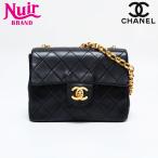 ショッピングCHANEL シャネル CHANEL ショルダーバッグ ミニマトラッセ シングルフラップ ブラック【中古】