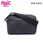 プラダ PRADA ショルダーバッグ スポーツ コットン グレー
