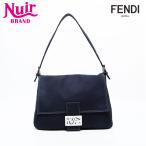 フェンディ FENDI ショルダーバッグ デニム マンマバケット ネイビー