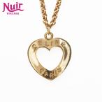 ショッピングセリーヌ セリーヌ CELINE ネックレス ロゴ ゴールド【中古】