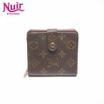 ルイ・ヴィトン LOUIS VUITTON 二つ折り財布 2002年製 モノグラム コンパクトジップ ブラウン【中古】