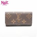ルイ・ヴィトン LOUIS VUITTON キーケース モノグラム ミュルティクレ4 ブラウン【中古】