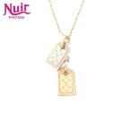 ショッピングLOUIS ルイ・ヴィトン LOUIS VUITTON ネックレス 2019年製 ネックレス ナノグラム ゴールド