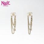 ショッピングCHANEL シャネル CHANEL ピアス 09P 2009 ココマーク チェーン ゴールド【中古】