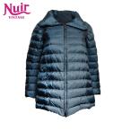 ミュウ ミュウ Miu Miu ジャケット ダウンジャケット フェザー ナイロン 2014 38 ブルー【中古】