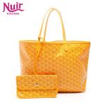 ショッピングゴヤール ゴヤール GOYARD トートバッグ サンルイPM イエロー【中古】