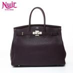 エルメス HERMES ハンドバッグ バーキン 35 トリヨン □J刻 2006 パープル【中古】