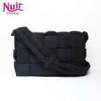 ボッテガヴェネタ BOTTEGAVENETA ショルダーバッグ パデットテックカセット マキシ ナイロン ブラック【中古】