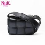 ボッテガヴェネタ BOTTEGAVENETA ショルダーバッグ パデット キャンディ カセット ブラック【中古】