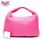 ボッテガヴェネタ BOTTEGAVENETA ハンドバッグ イントレチャート ホーボー ピンク【中古】