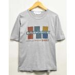 トルコ製 コム・デ・ギャルソン シャツ 半袖Tシャツ ヘザーグレー スクエア柄 メンズM(38996