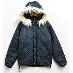 XLARGE XLarge с капюшоном . нейлон жакет парка с хлопком зеленый × темно-синий в клетку мужской L(39324