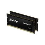 キングストンテクノロジー Kingston FURY ノートPC用メモリ DDR3L 1866MHz 8GBx2枚 Kingston FURY Imp