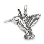 Ryan Jonathan Fine Jewelry Sterling Silver Hummingbird Pendant