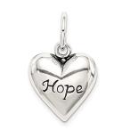 Ryan Jonathan Fine Jewelry Sterling Silver Antiqued Hope Pendant