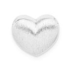 Ryan Jonathan Fine Jewelry Sterling Silver Scratch Finish Heart Chain Slide