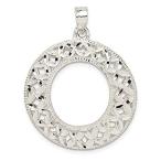 Ryan Jonathan Fine Jewelry Sterling Silver Diamond-Cut X Pendant