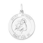 Ryan Jonathan Fine Jewelry Sterling Silver Saint Anthony Medal Pendant