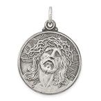 Ryan Jonathan Fine Jewelry Sterling Silver Antiqued ECCE Homo Medal Pendant