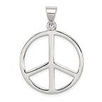 Ryan Jonathan Fine Jewelry Sterling Silver Peace Symbol Pendant
