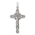 Ryan Jonathan Fine Jewelry Sterling Silver Antiqued Iona Crucifix Pendant